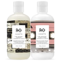 R+Co Cassette shampoo and conditioner set, paired wash products