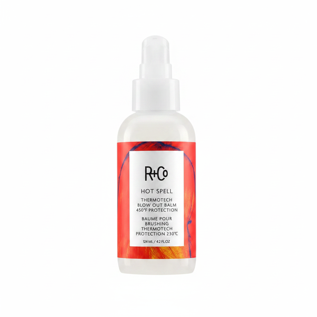 R+Co Hot Spell Thermo Tech Blow Dry Balm on white background